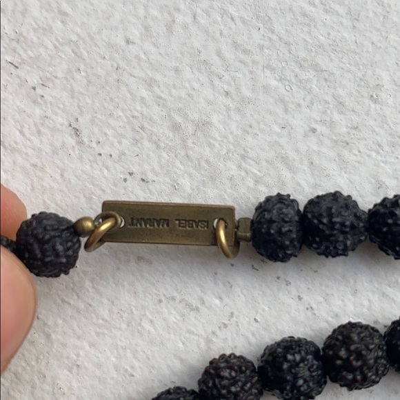 Isabel Marant Textured Bead Tassel Necklace - Picture 7 of 14